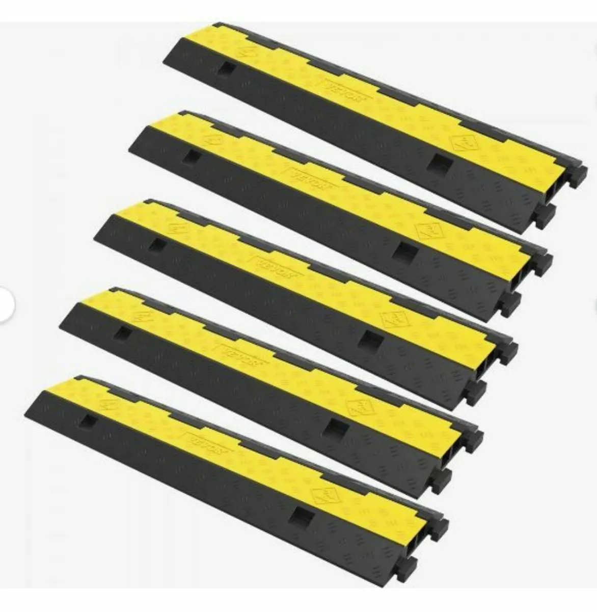 Cable Protector Ramp, 5 Packs 2 Channels Speed - Image 1