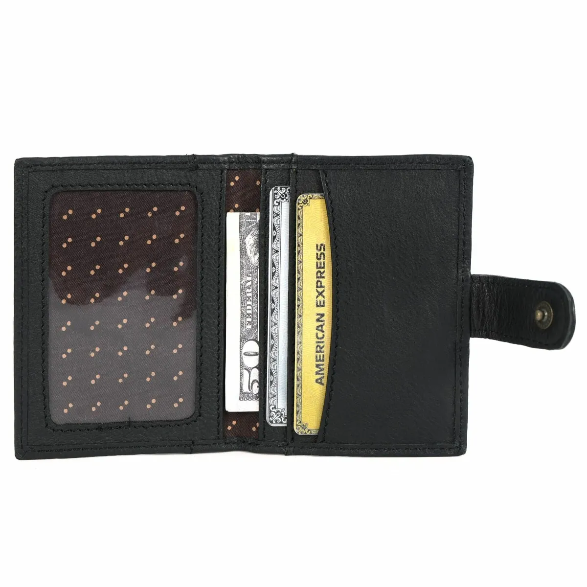 Leather RFID Passport Holder Stylish Travel Wallet - Image 4