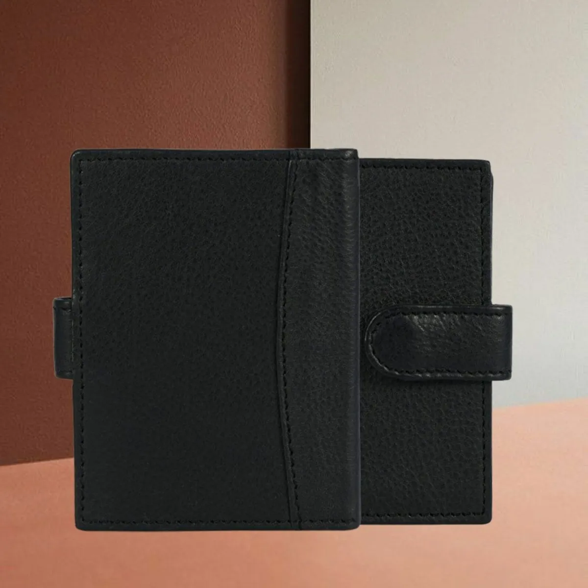 Leather RFID Passport Holder Stylish Travel Wallet - Image 2
