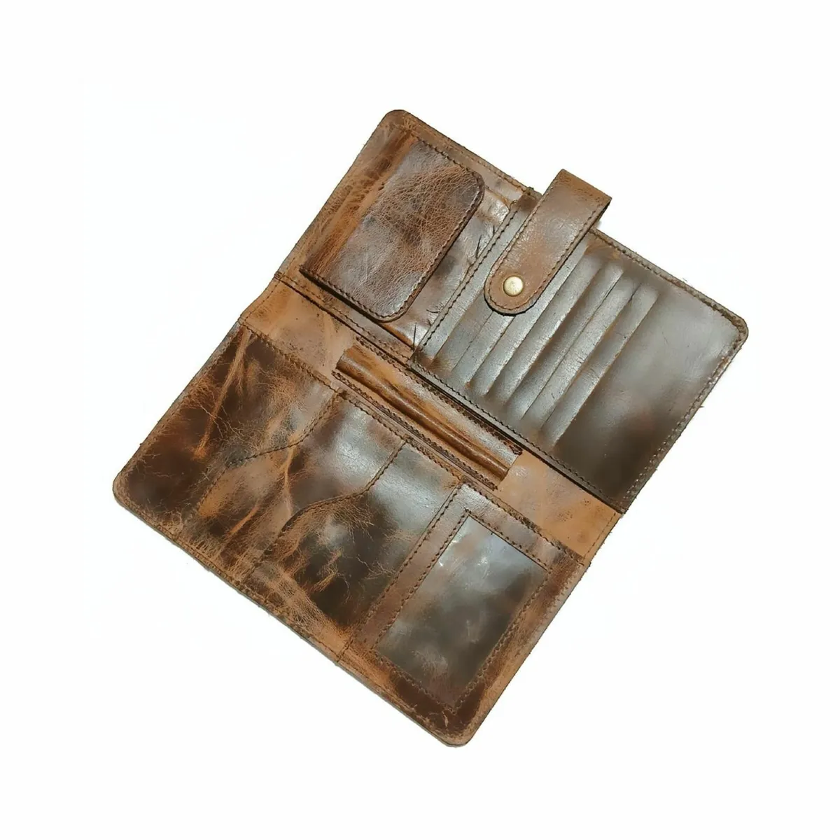 Personalized stylish wallet Leather passport cover - Image 1