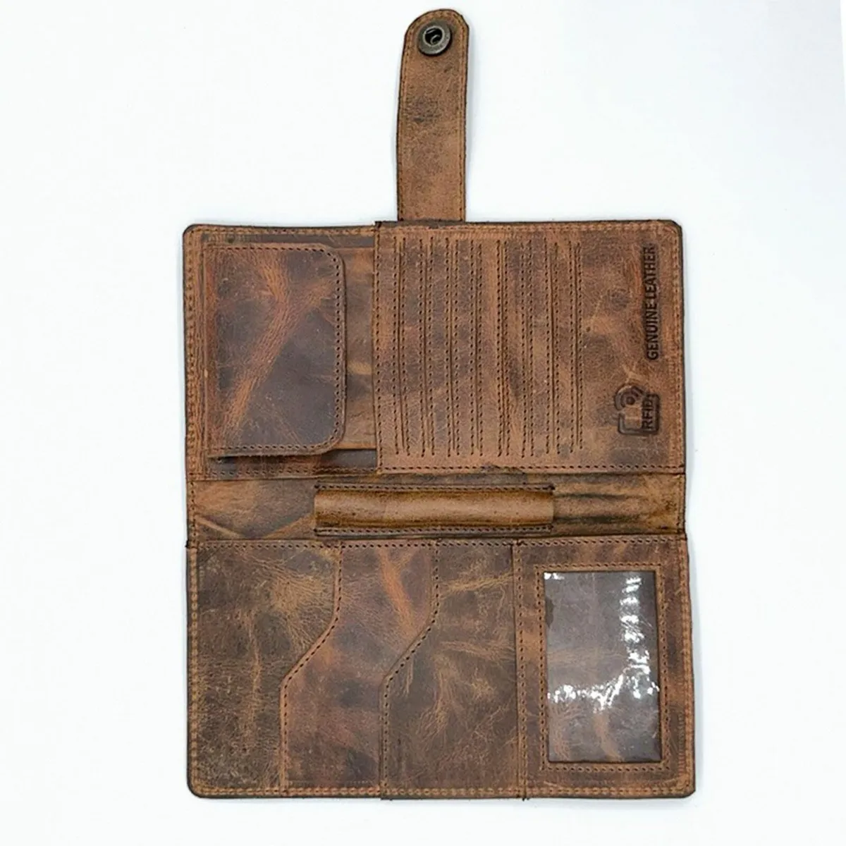 Personalized stylish wallet Leather passport cover - Image 4