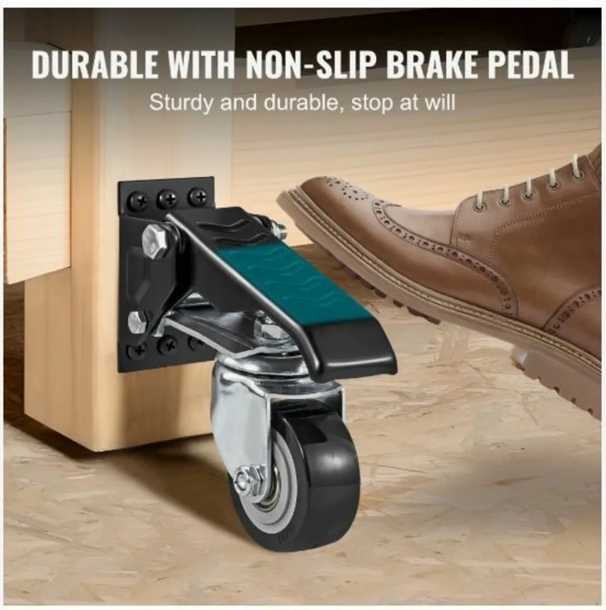 Workbench Caster Wheels, 165 lbs Load Capacity - Image 2