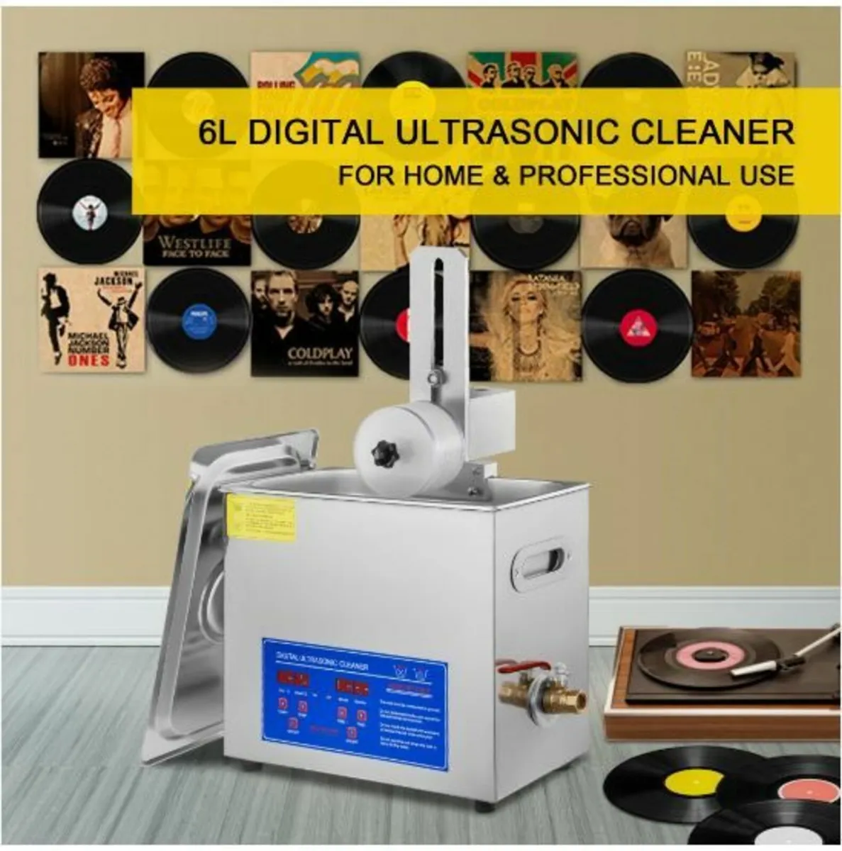 Ultrasonic Cleaner 6L Ultrasonic Vinyl Cleaner - Image 2