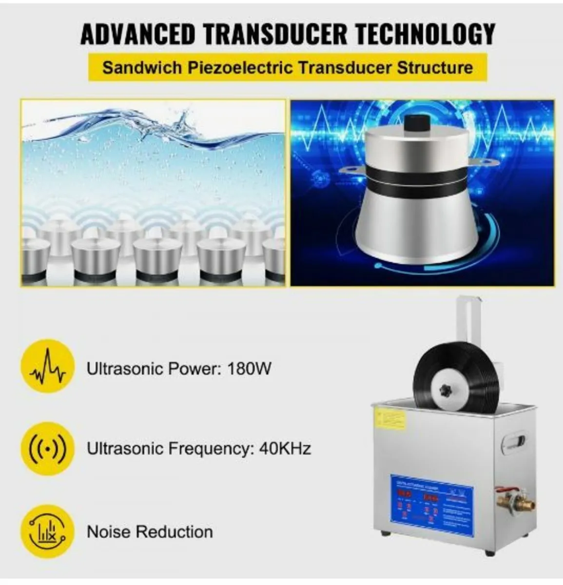 Ultrasonic Cleaner 6L Ultrasonic Vinyl Cleaner - Image 3