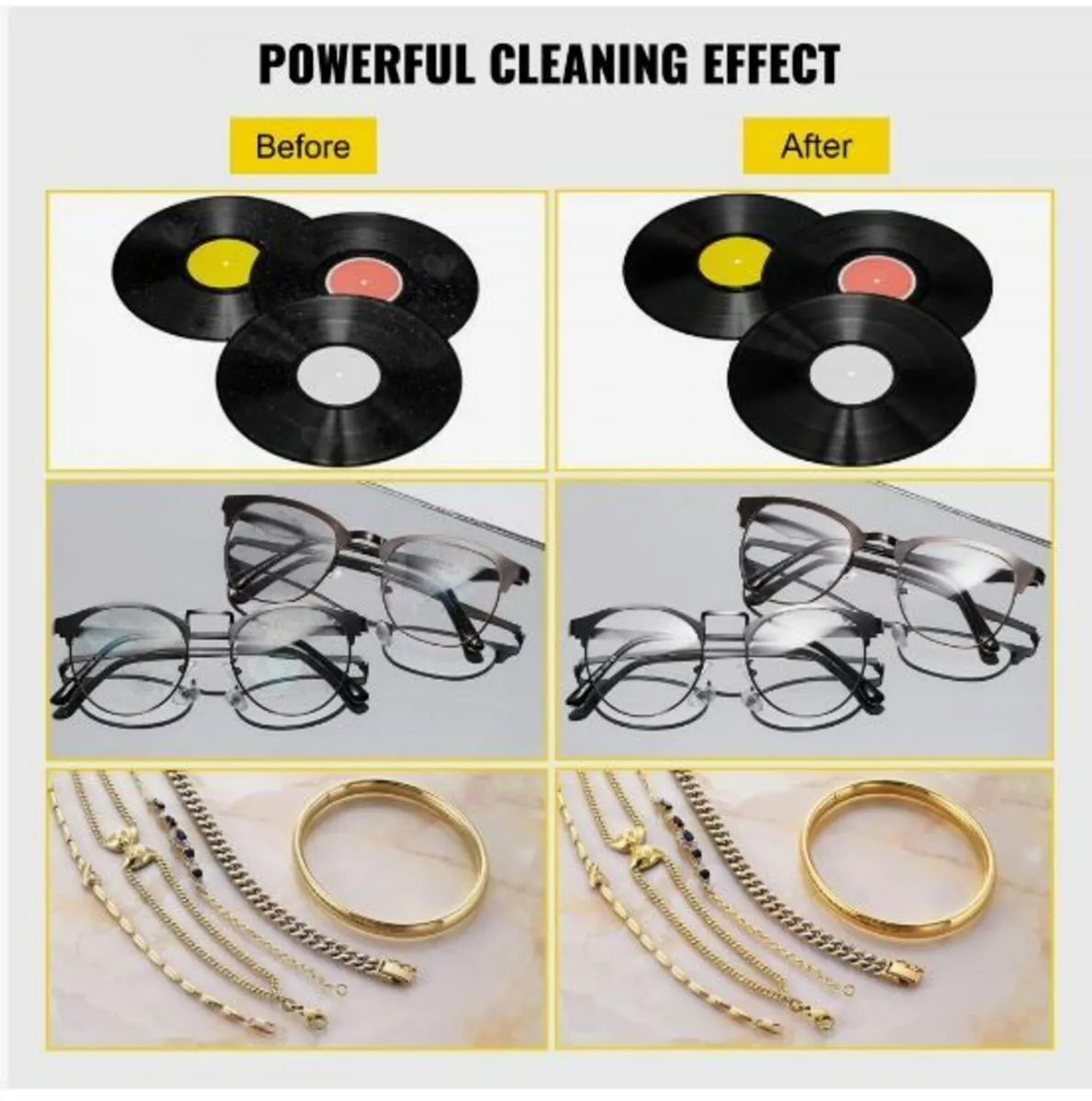 Ultrasonic Vinyl Record Cleaner 6L 40kHz Vinyl - Image 4