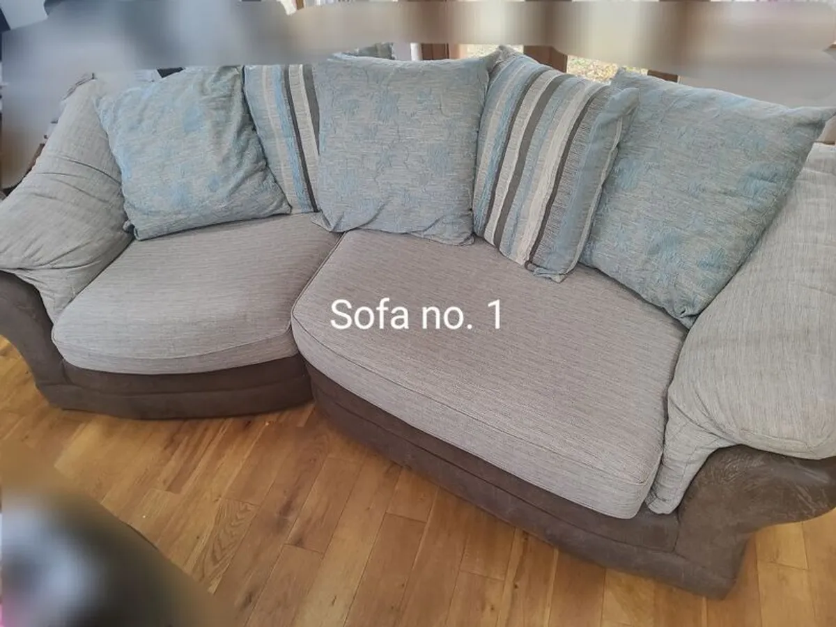2 Matching sofas for sale - Image 1
