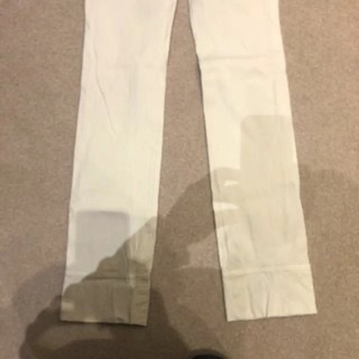 Christian Dior Cream Trousers - size 8 - Image 1