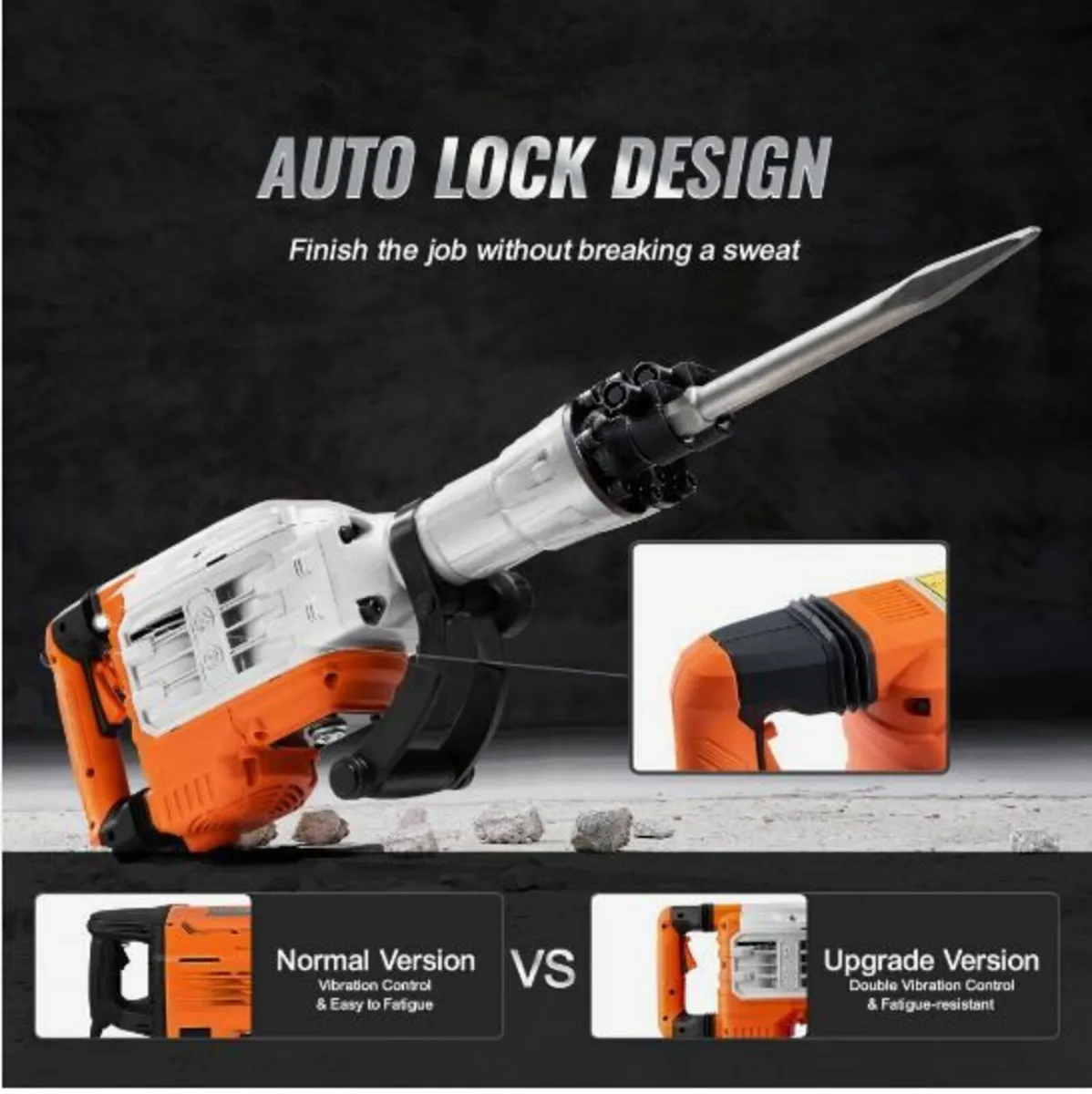 Demolition Jack Hammer Concrete Breaker 3500W - Image 2