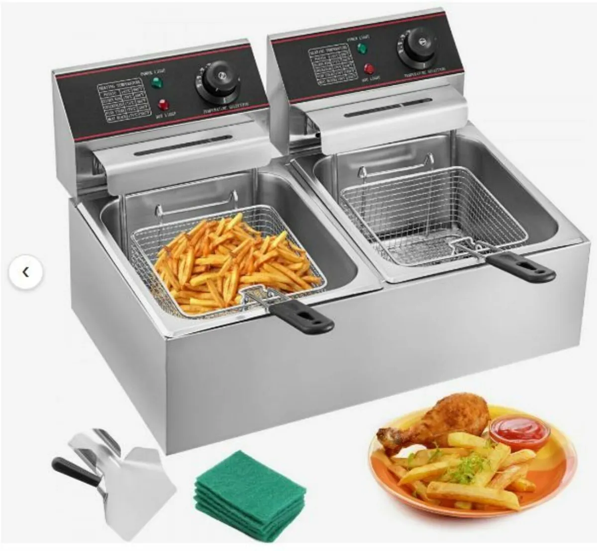 Commercial Deep Fryer 12L Electric Fryer 5000W - Image 1