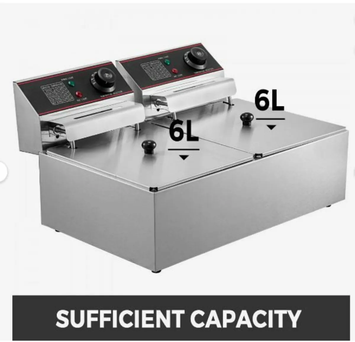 Commercial Deep Fryer 12L Electric Fryer 5000W - Image 2