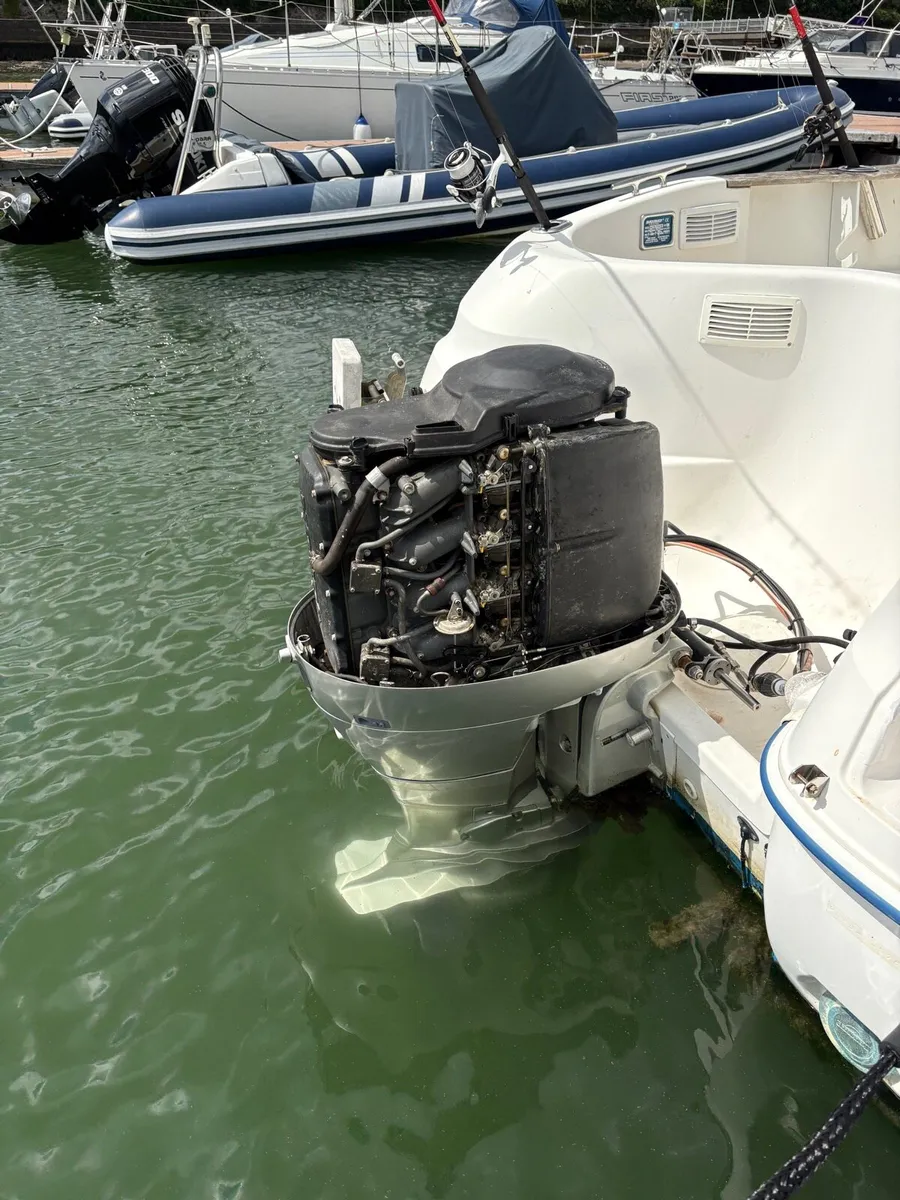Boat motor, outboard Honda 90 - Image 3