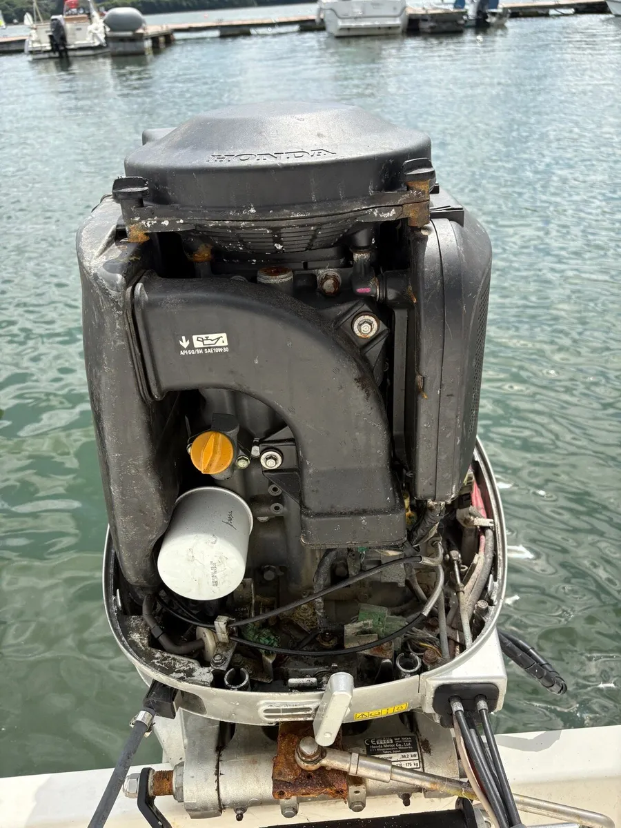 Boat motor, outboard Honda 90 - Image 4