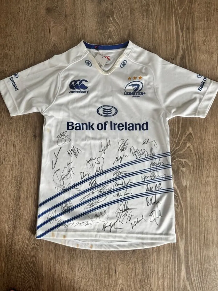 Leinster Rugby Jersey Signed by 2012-2013 Squad - Image 1