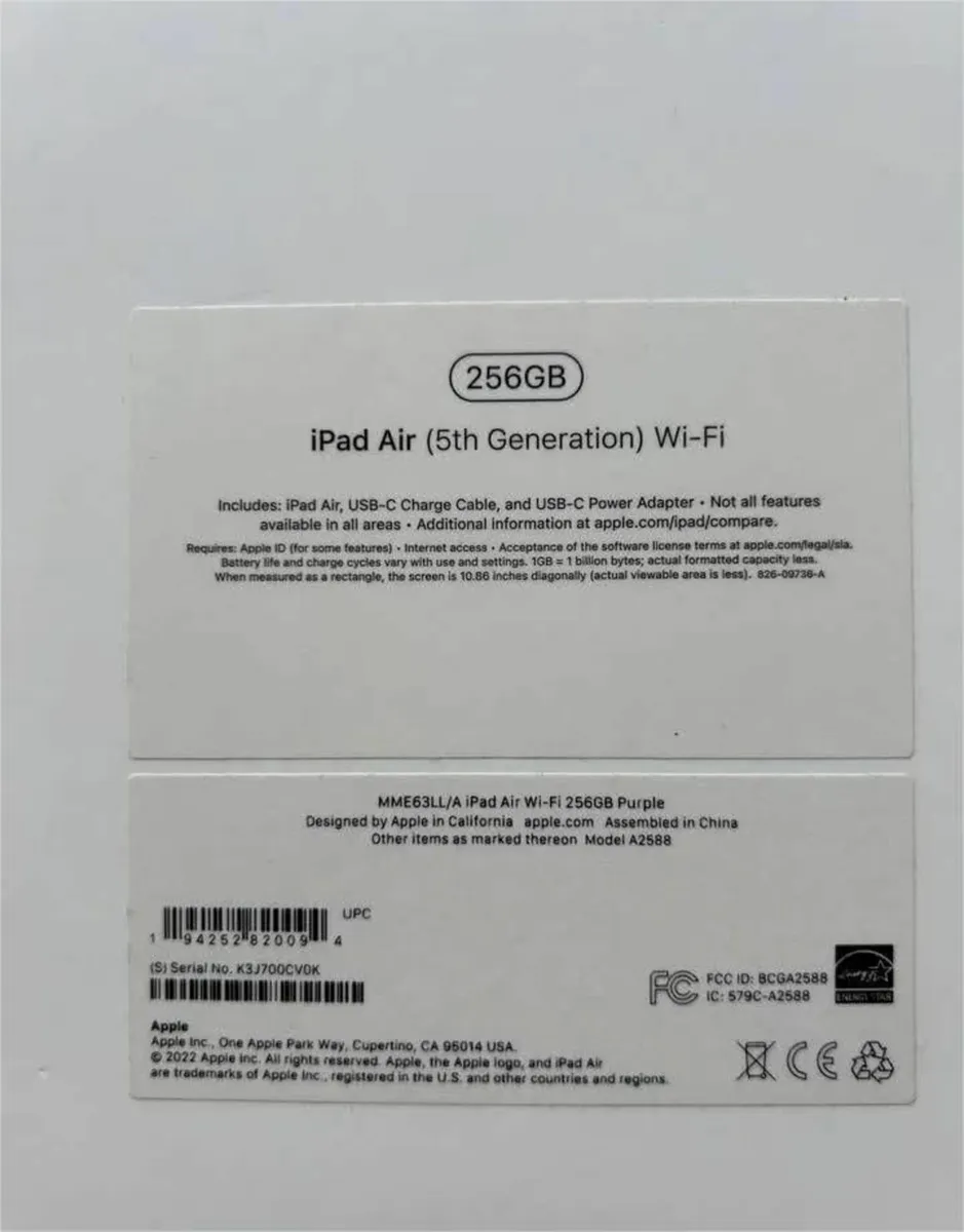 iPad air 5 256GB 2022 - Image 3