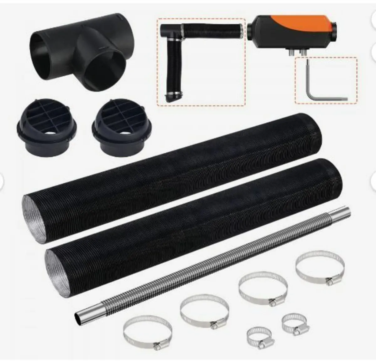Diesel Heater Pipe Ducting Set - Image 1