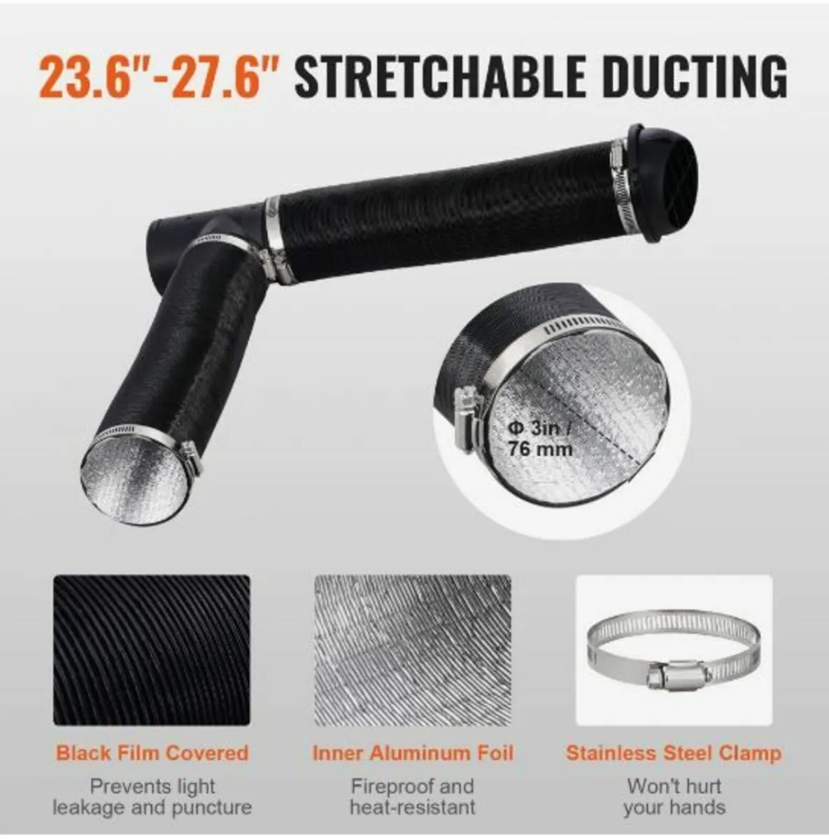Diesel Heater Pipe Ducting Set - Image 4