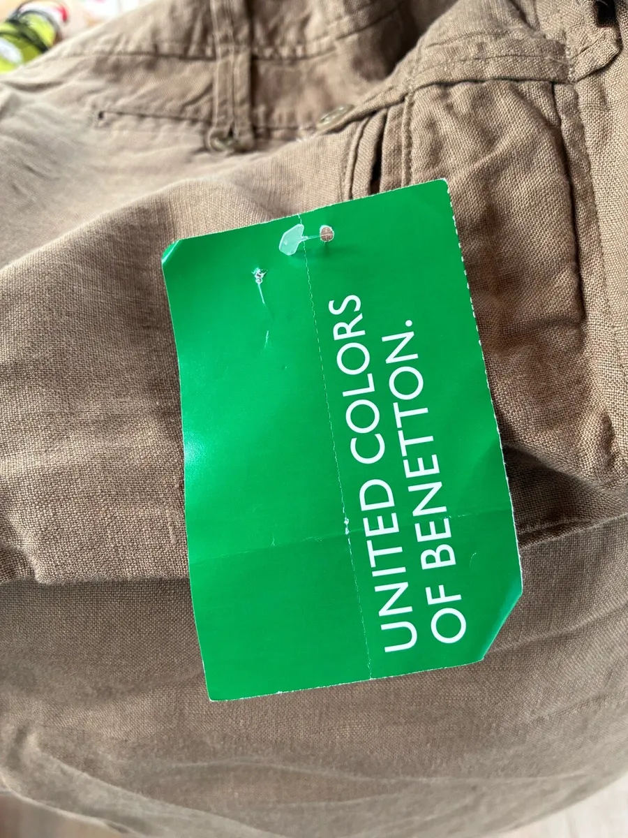 Colours of Benetton wide leg trousers - Image 1