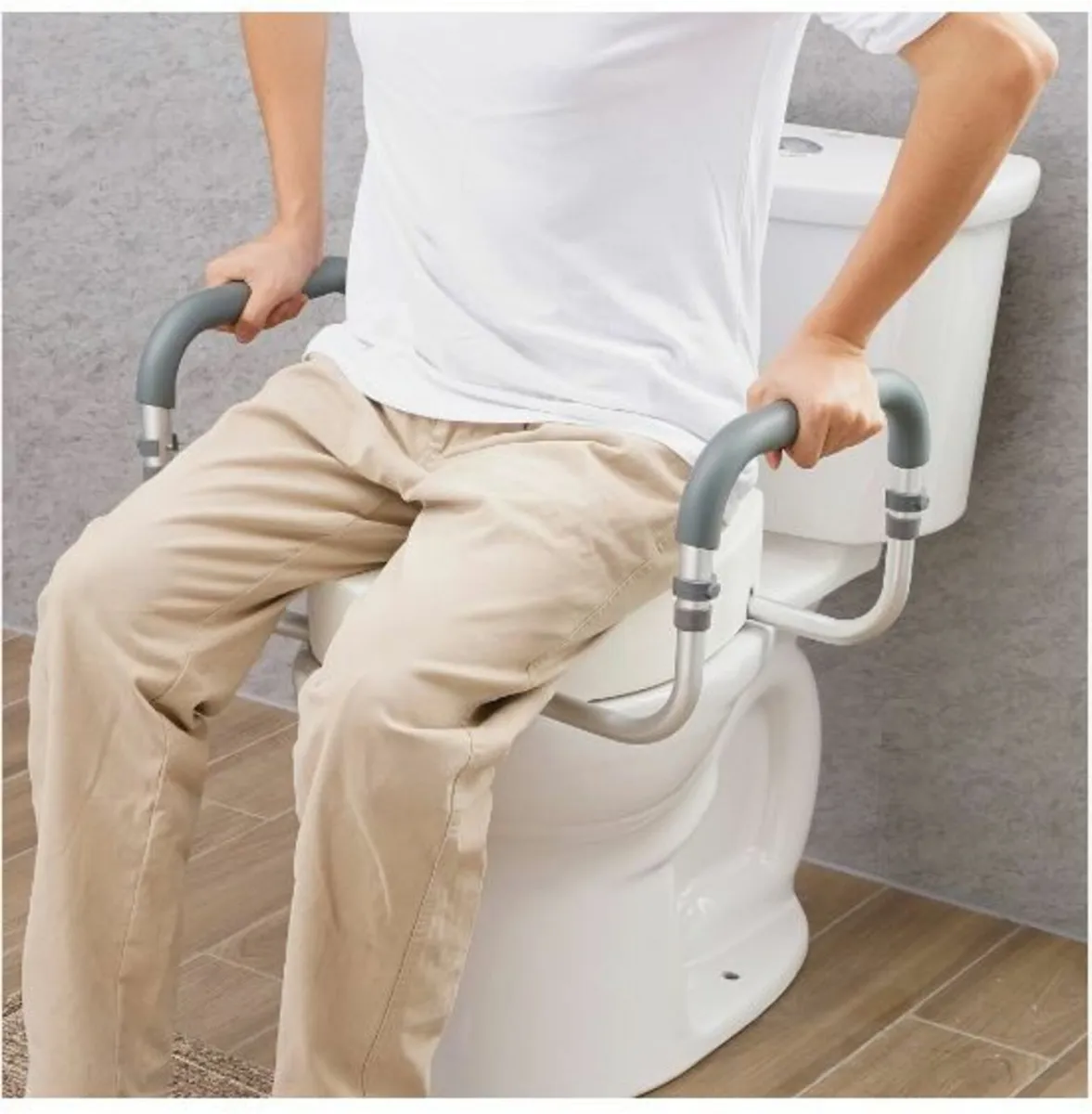 Raised Toilet Seat, 3.5" Height Raised, 300 lbs - Image 2