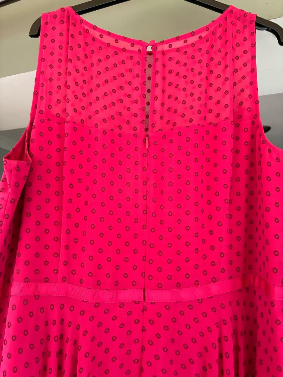 Hobbs red/pink dress - Image 4