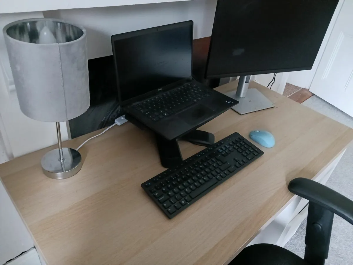 Desk, Chair, and computer stand - Image 1