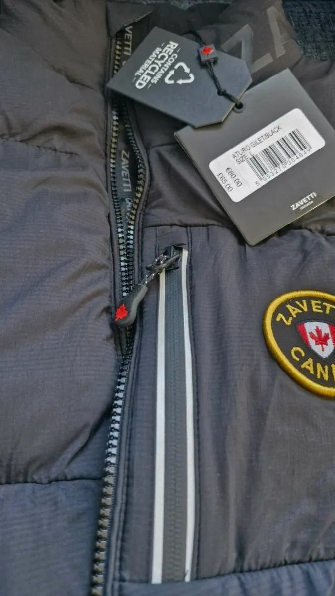 Zavetti Canada, Oshawa 2.0 Puffer Gilet Jet black - Image 3