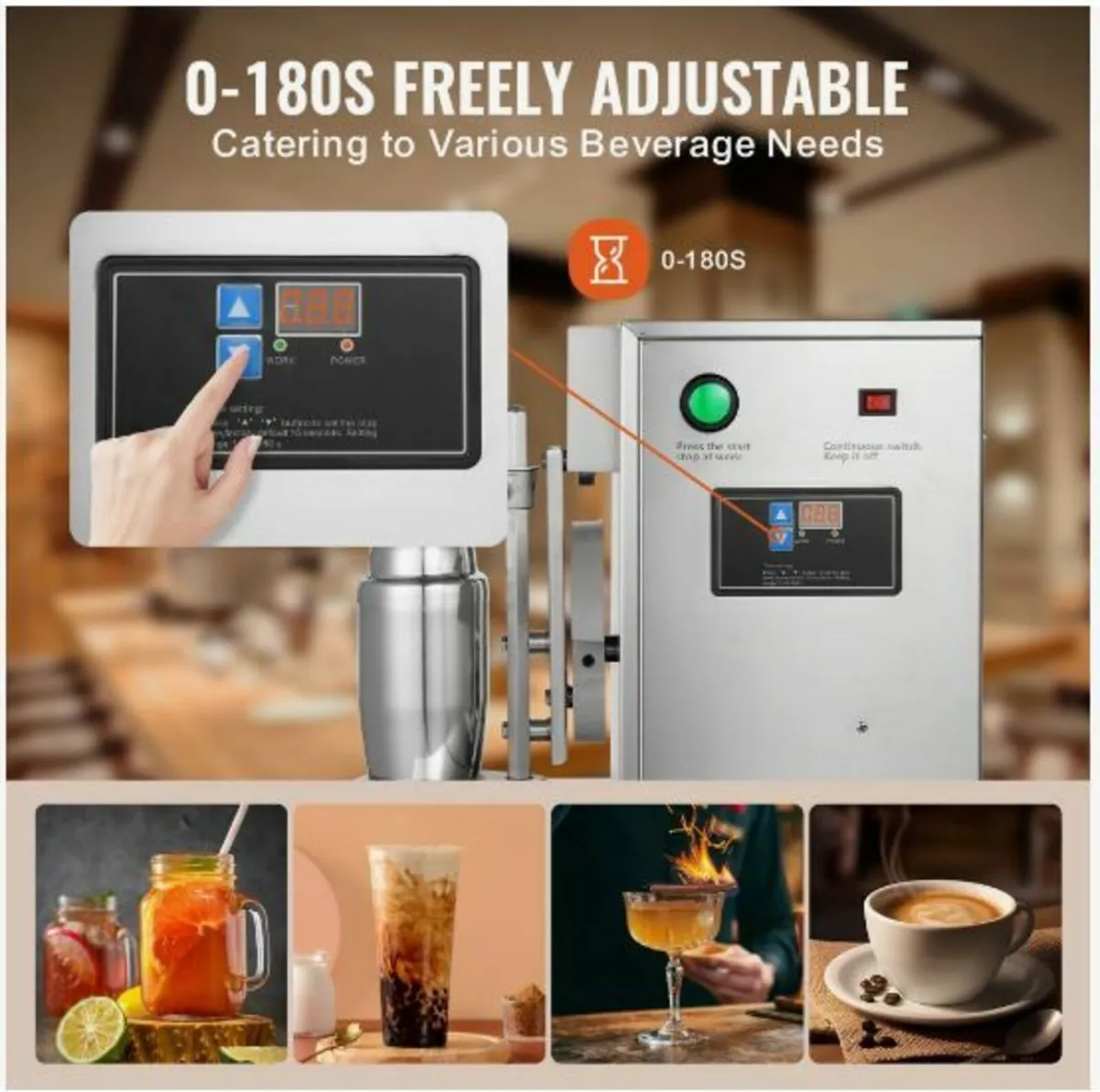 Milkshake Maker Machine 120W Electric - Image 3