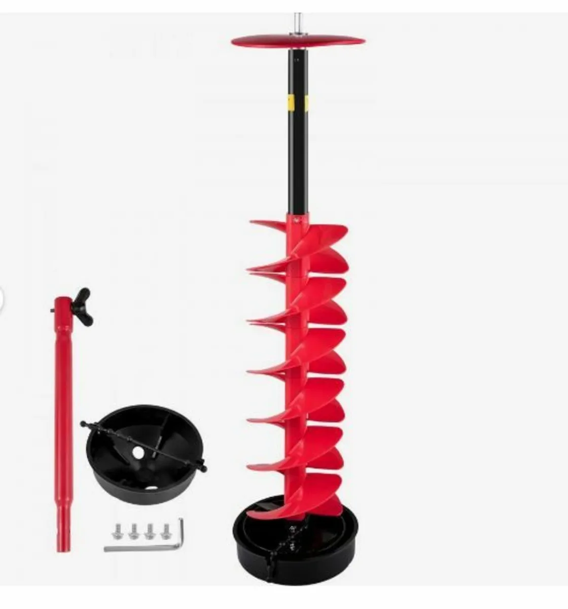 Ice Drill Auger, 6" Diameter Nylon Ice - Image 1