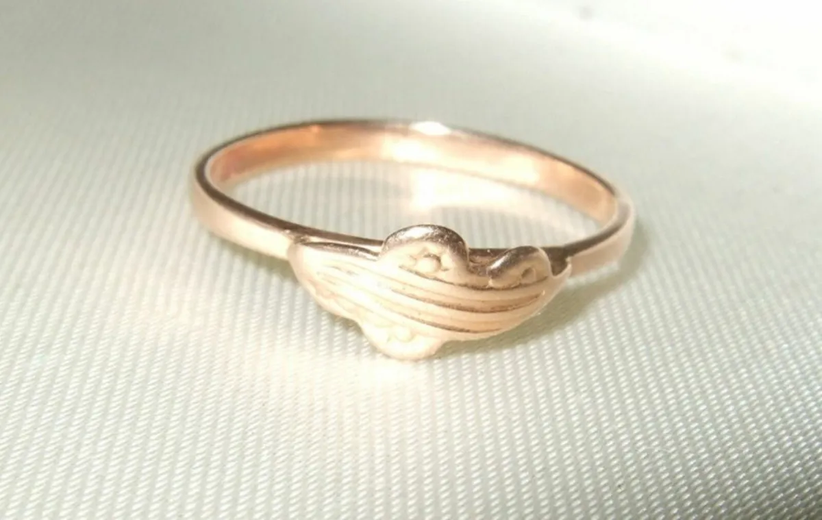 Vintage 14ct Gold Ring - Image 2