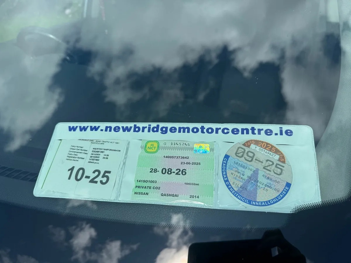 Nissan Qashqai 2014 Acenta Smart New NCT&Full Serv - Image 2