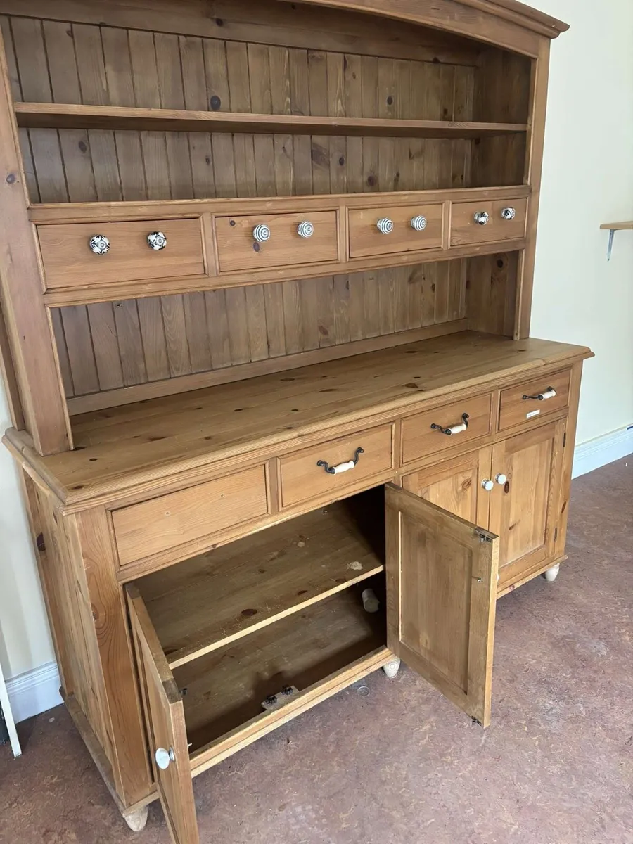 Wooden Hutch Cabinet - Image 2