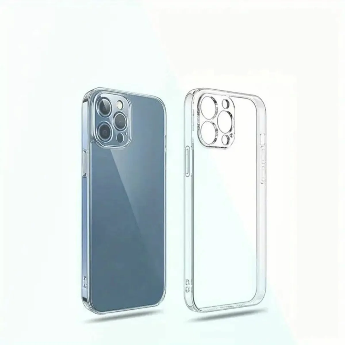 iPhone Transparent Bumper Impact Resistant Protect - Image 1