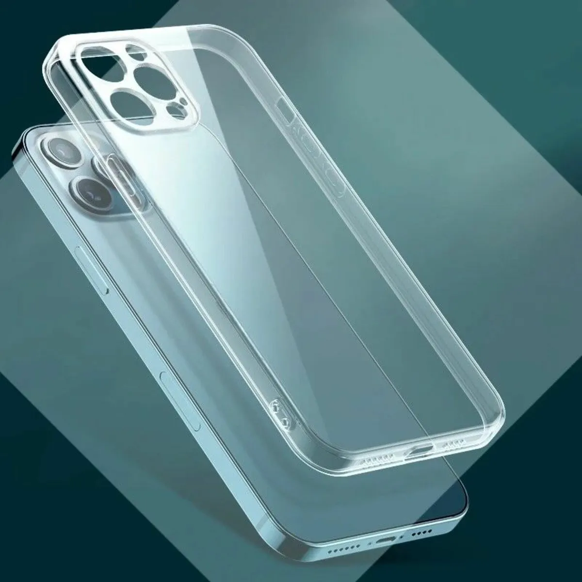 iPhone Transparent Bumper Impact Resistant Protect - Image 2