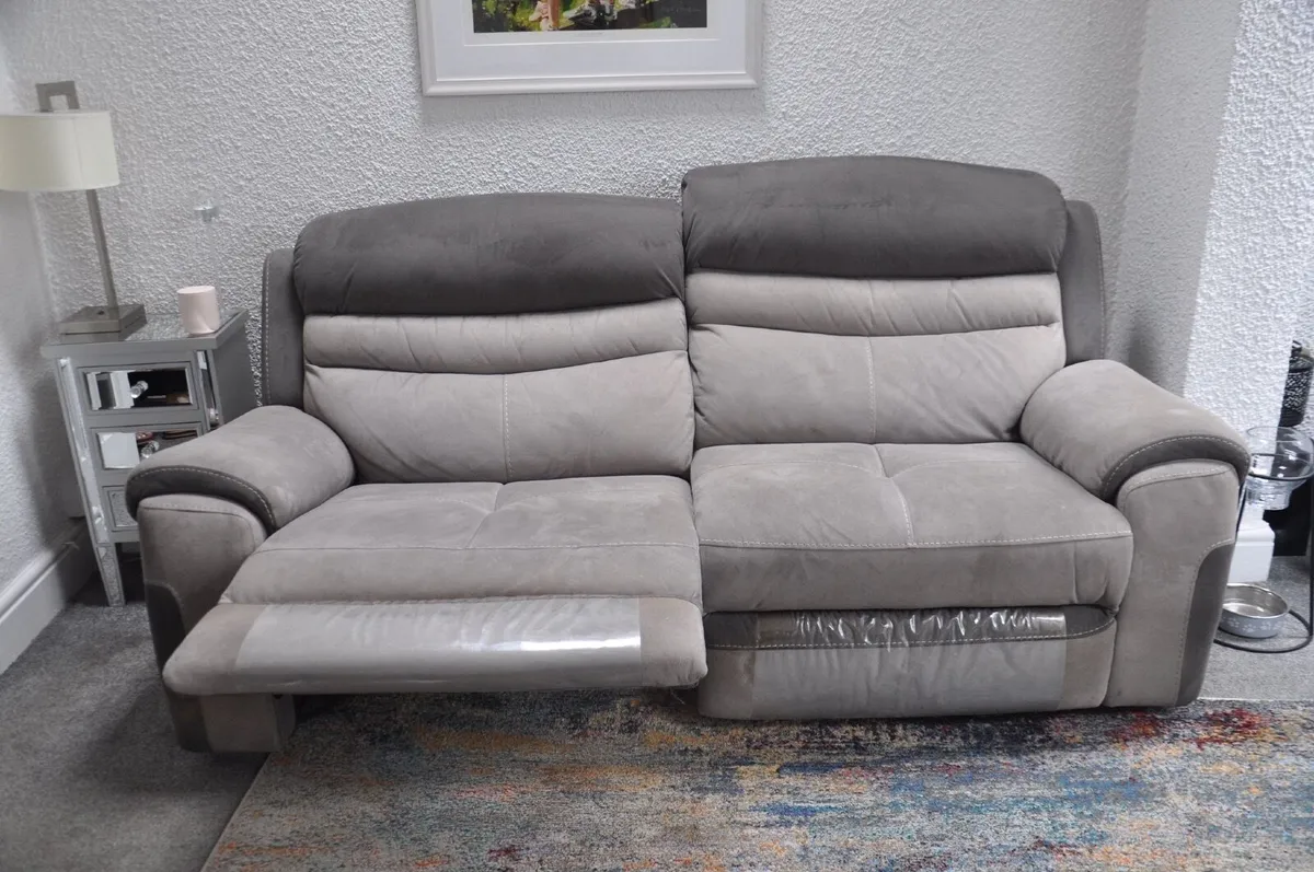 For Sale: Two Reclining Three-Seater Sofas – €995 - Image 3