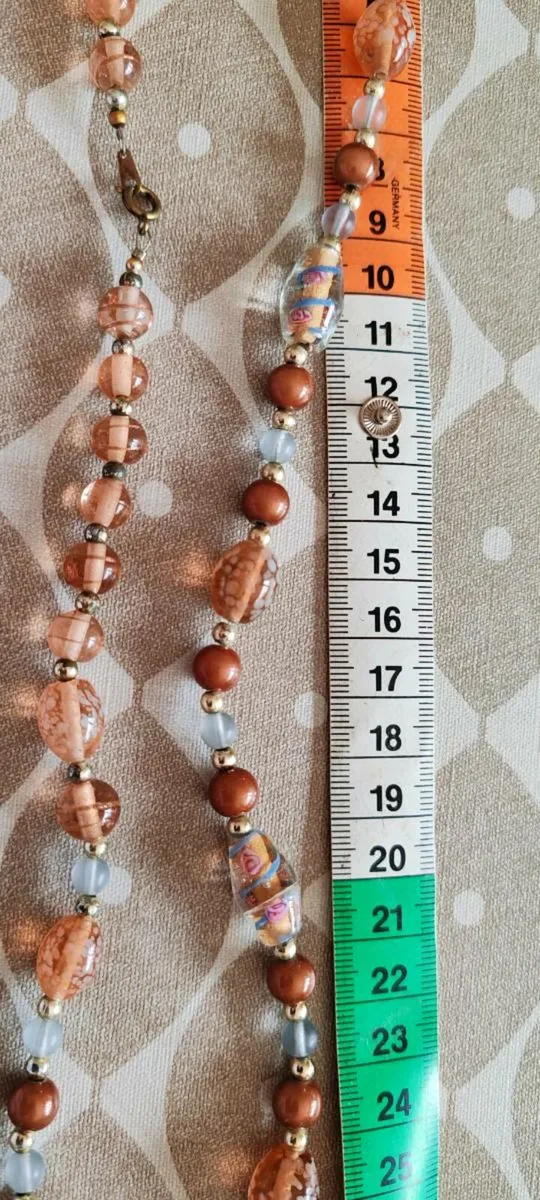 Glass beaded necklace - Image 3
