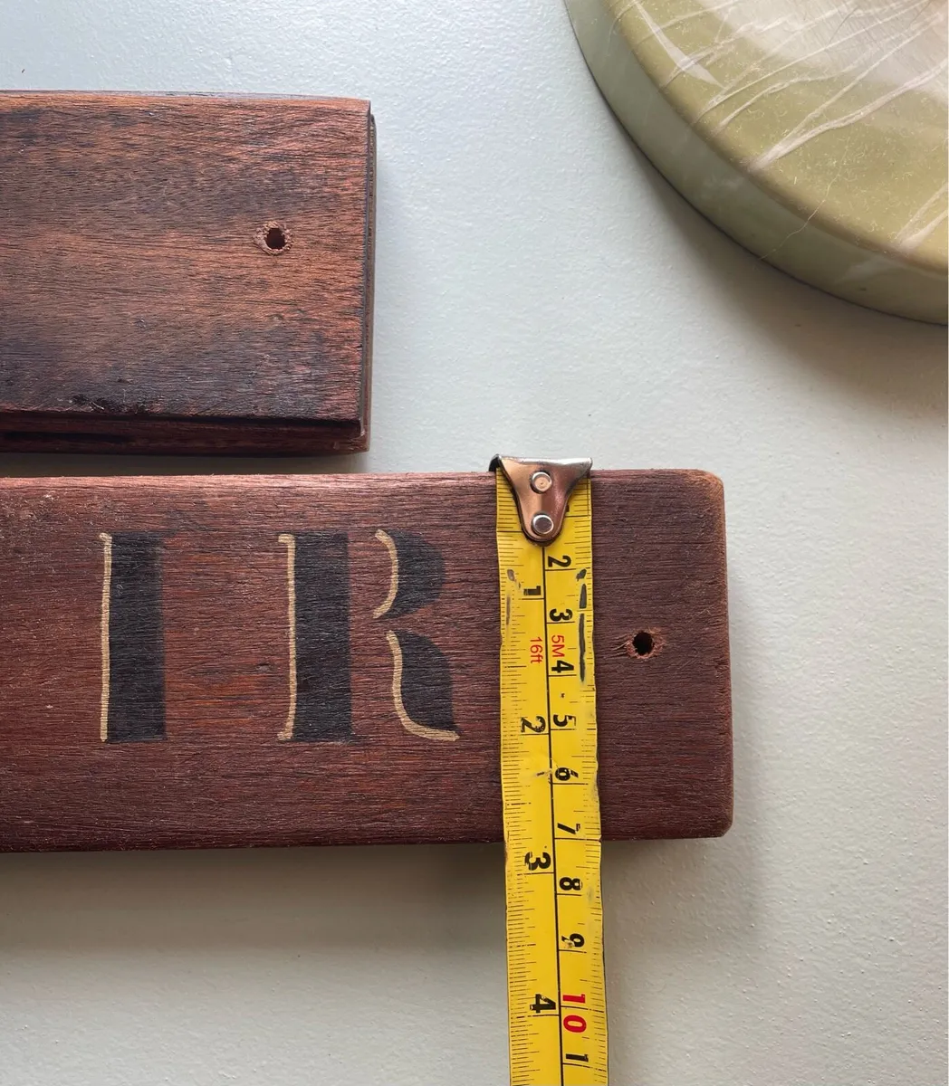 Hand Painted Bathroom Signs - Image 4