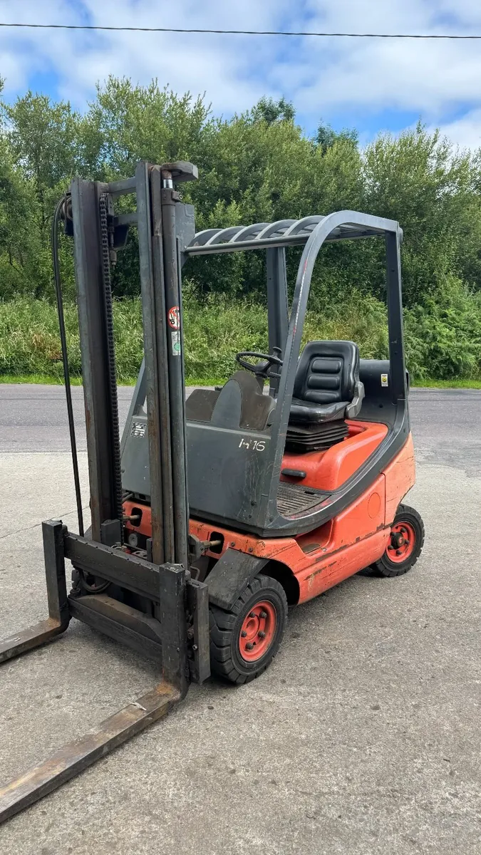 Linde Forklift H16T, 2900 hrs, Sideshift - Image 1