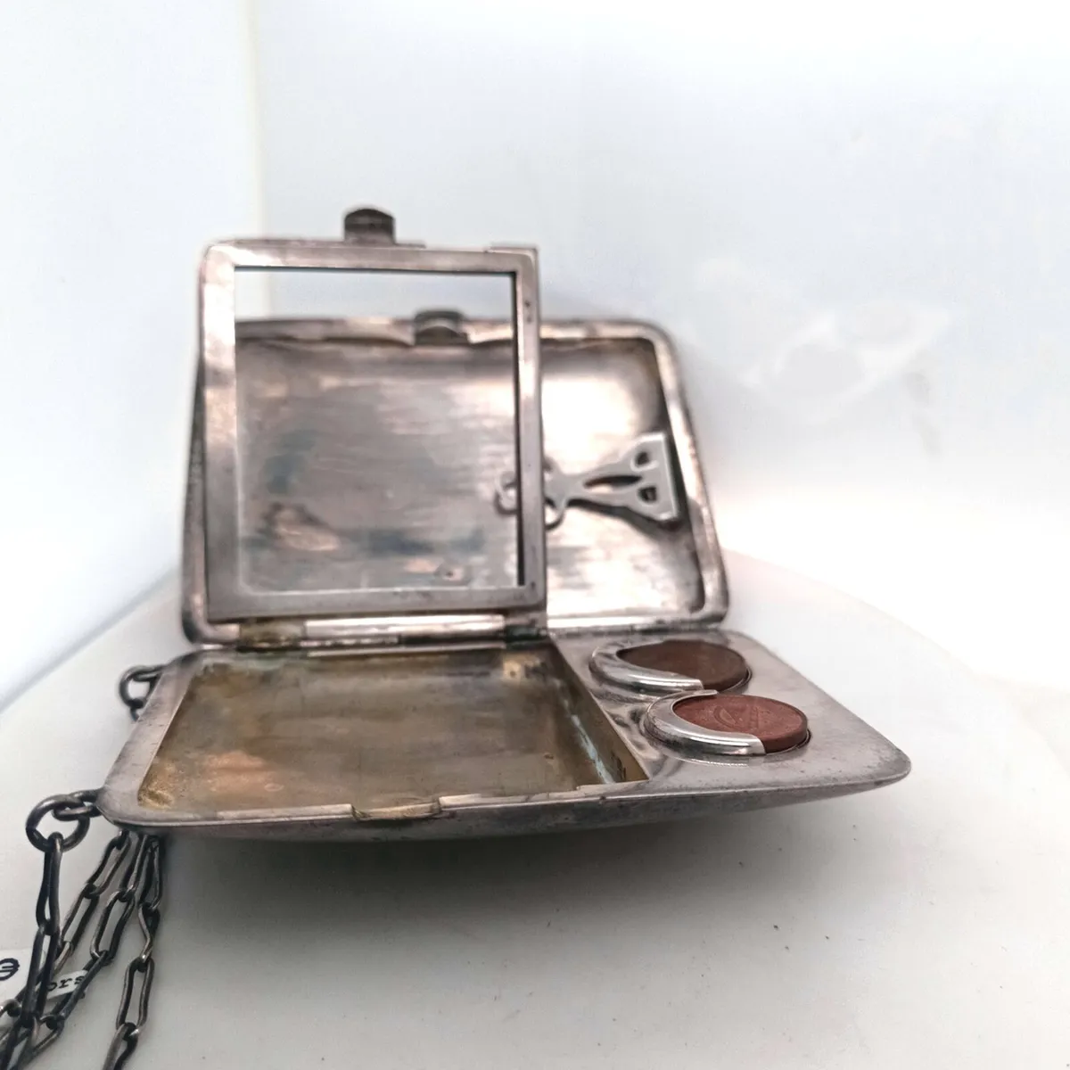 Vintage/ Antique Silver Wallet - Image 2