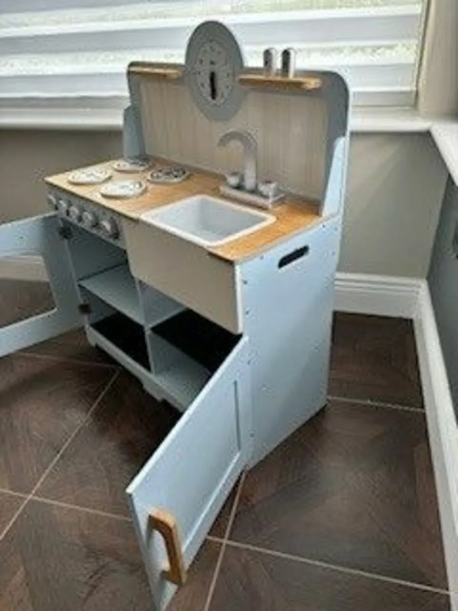 Tidlo Play kitchen - blue (Immaculate condition) - Image 2