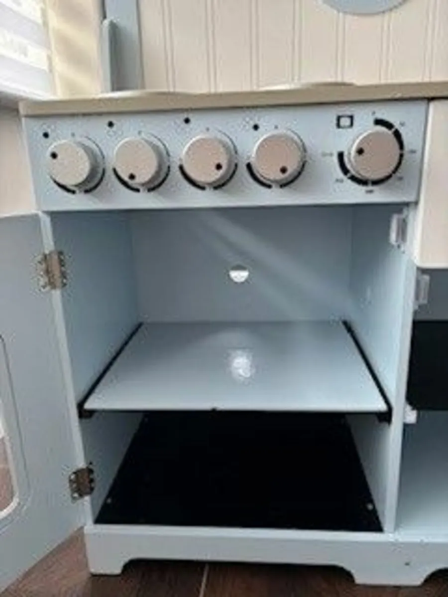 Tidlo Play kitchen - blue (Immaculate condition) - Image 4