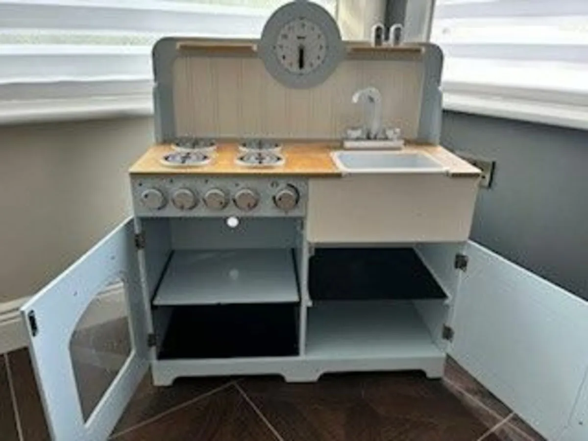 Tidlo Play kitchen - blue (Immaculate condition) - Image 1