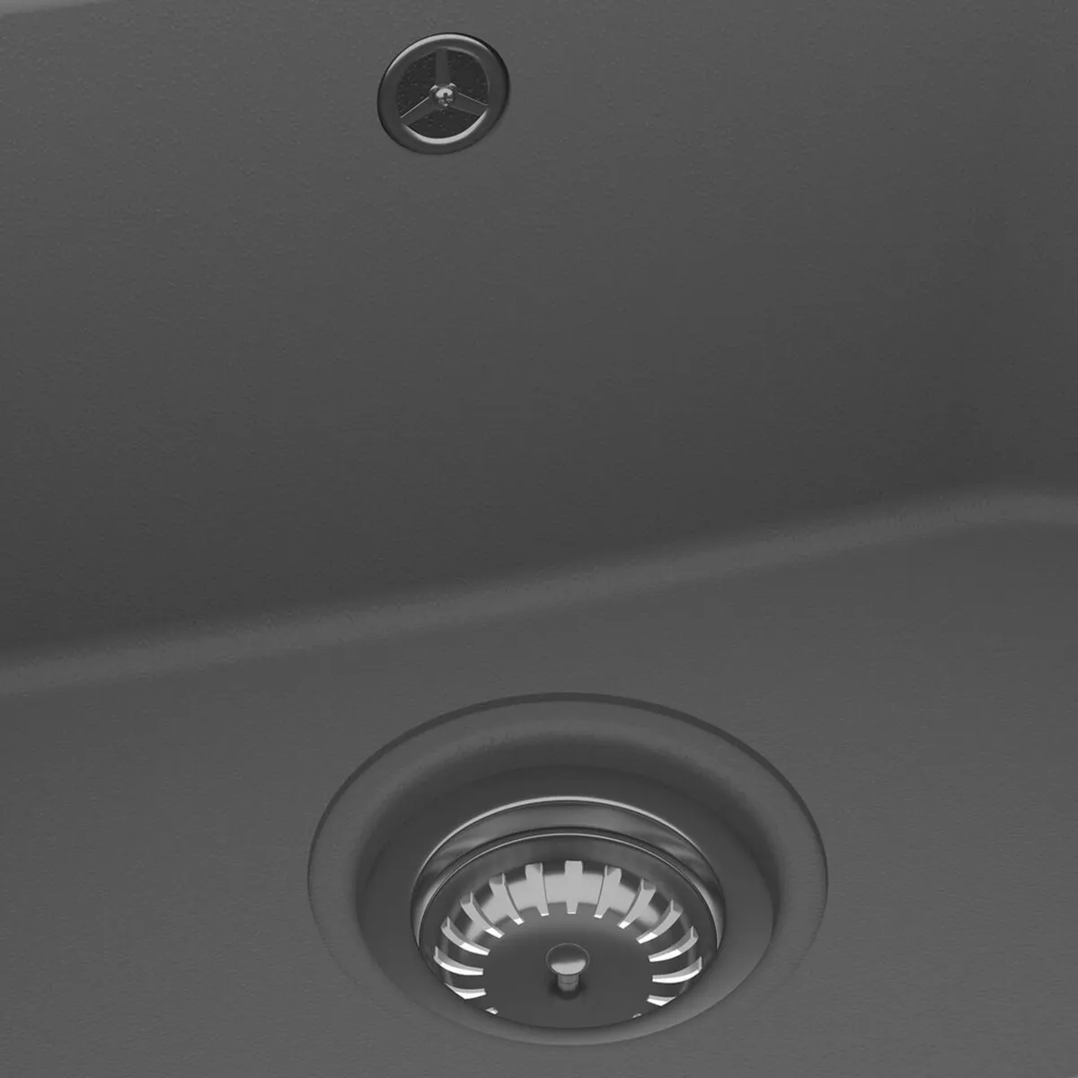 Kitchen Sink Grey 760x480x184 mm - Image 2