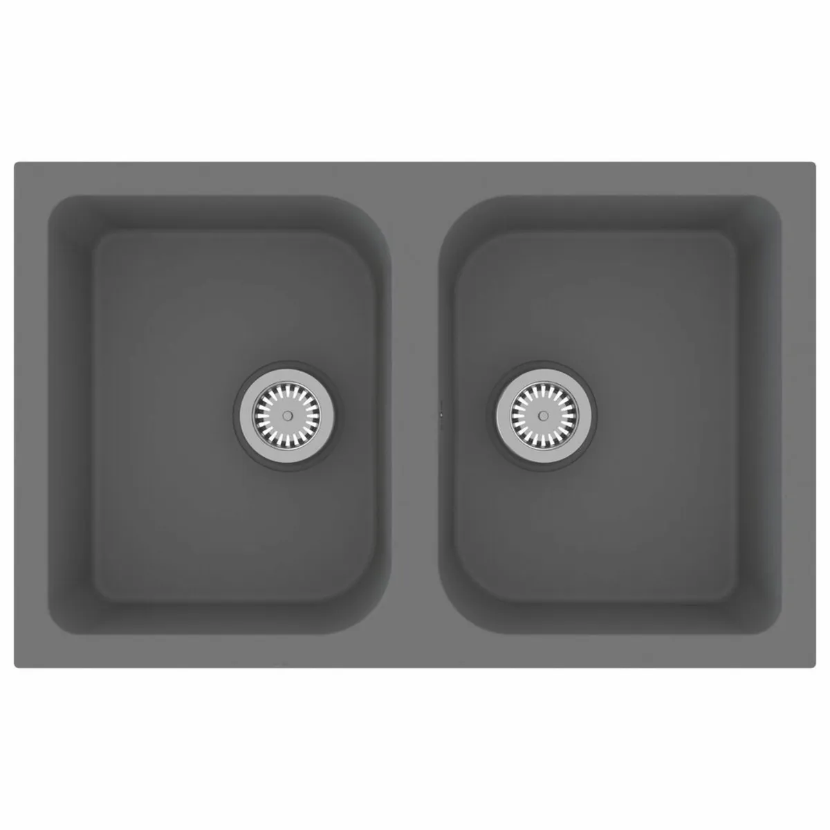 Kitchen Sink Grey 760x480x184 mm - Image 3