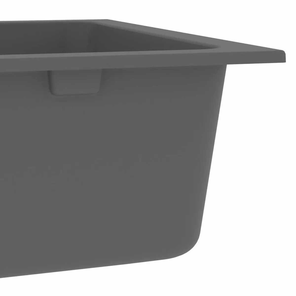 Kitchen Sink Grey 760x480x184 mm - Image 4