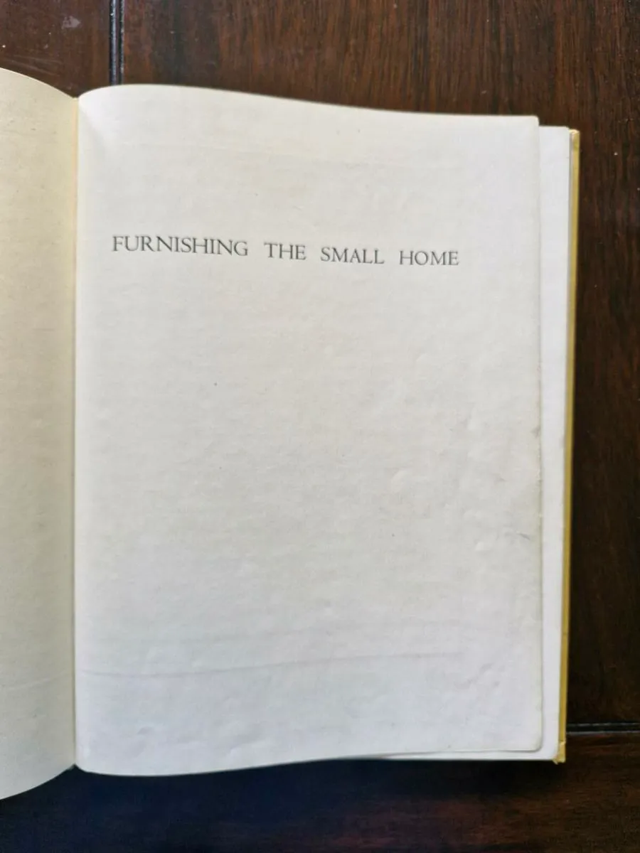includes p&p 

Furnishing the small Home New - Image 2