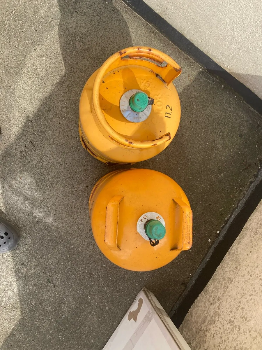 2 x Butane gas canister, one half full - Image 2