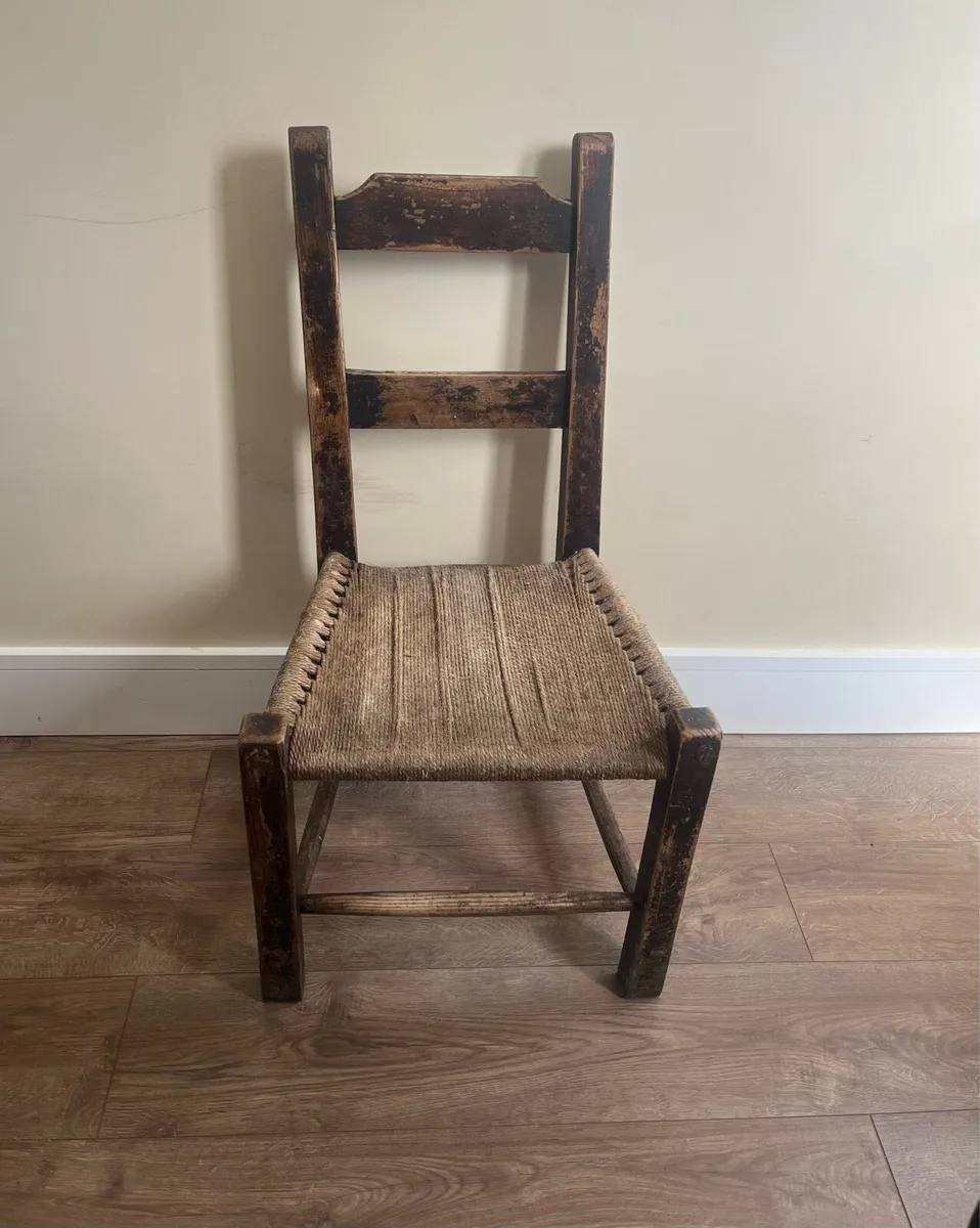 Antique Pine Sugan Chair - Image 2
