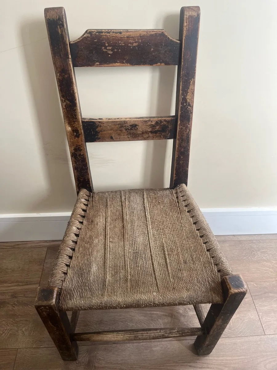 Antique Pine Sugan Chair - Image 4