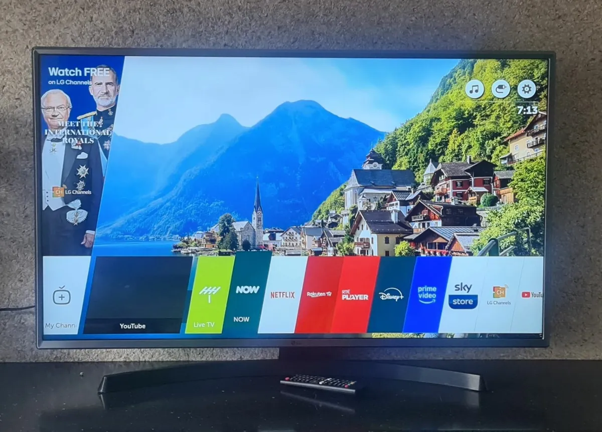 LG 43UJ701V 43" Smart 4K Ultra HD HDR LED TV - Image 1