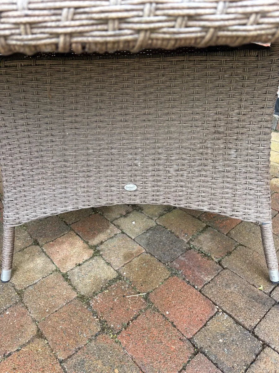 Garden Table 6 seater Rattan  Hartman - Image 3