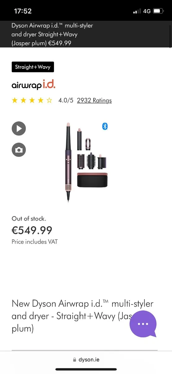 Dyson Airwrap ID multi-styler straight + wavy - Image 1
